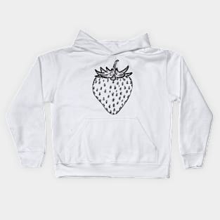 simple strawberry Kids Hoodie